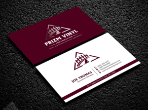 Visitenkarten-Design von Bold Pixels für Prizm Vinyl Corporation | Design: #21996413