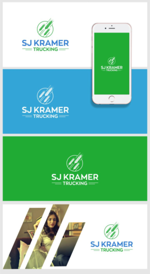 SJ Kramer Trucking | Design de Logo par 92logo