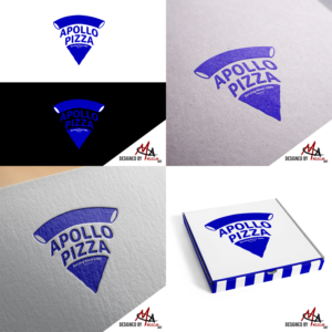 Apollo Pizza - [incorporate the words into a pizza slice and pie somehow. Also add "Serving Since 1984" along the bottom on the left side of the circle and "Derby, Conn." on the right side. This is a re-branding of my father's 35 year-old pizza place. We are modernizing!] | Logo Design by McLellanArt
