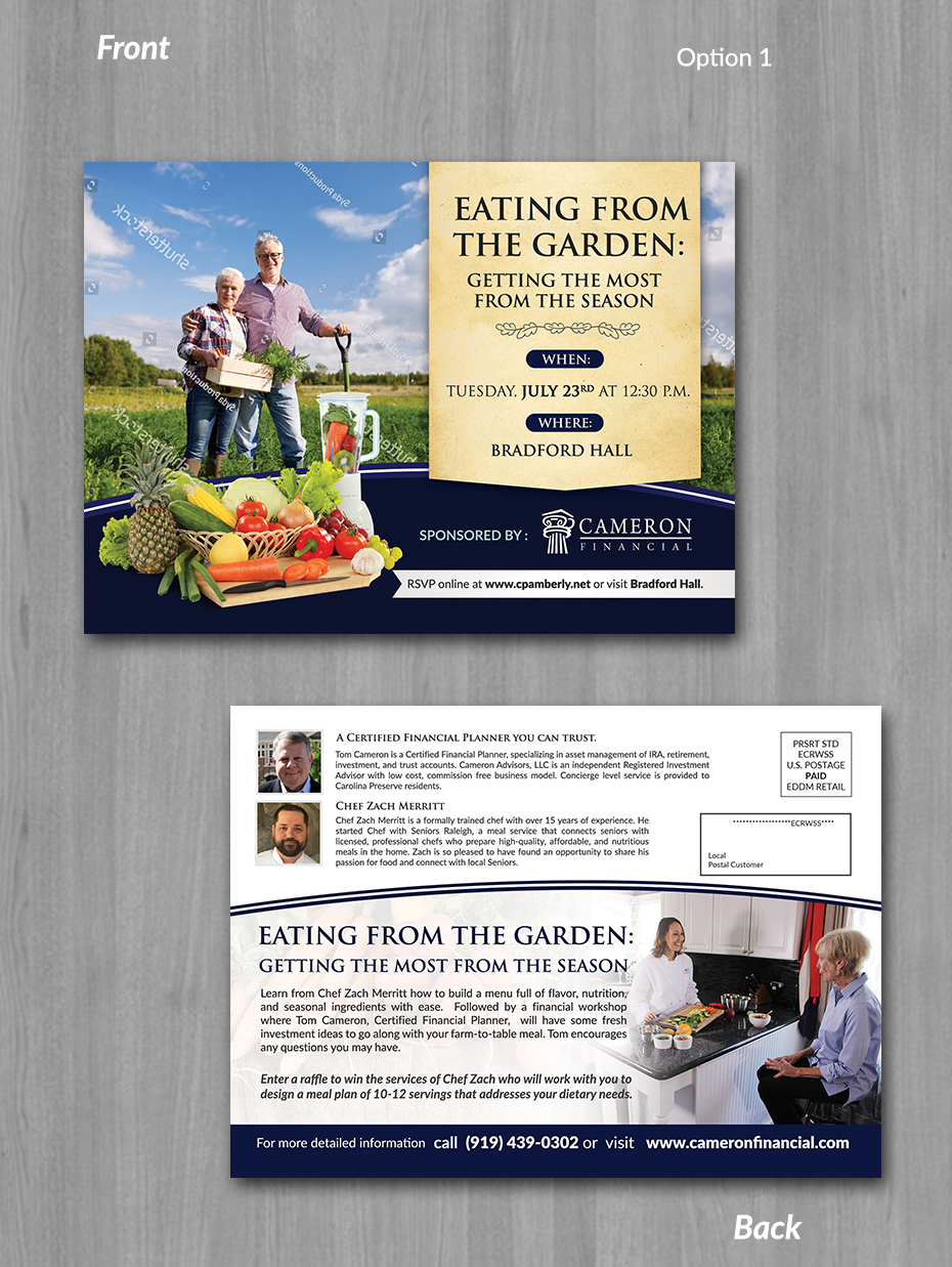 Postcard Design by innovative earth for this project | Design #22013540