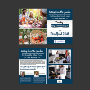 Financial management business is partnering with chef for a cooking demo and financial workshop j... | Design de Carte Postale par Schöpfer