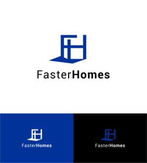 Faster Homes | Logo Design by DyzDesign