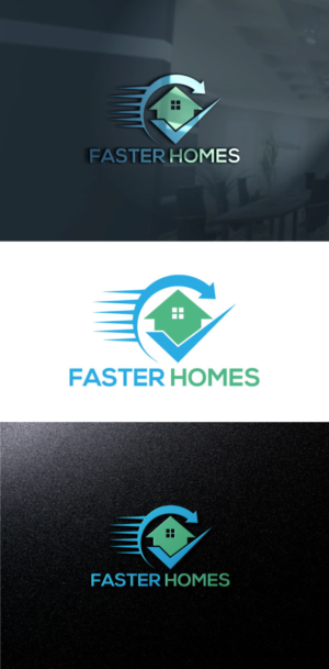 Faster Homes | Logo Design by akterkhadijars