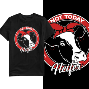 Funny cow T-shirt with funny quote | T-Shirt-Design von besonaeral30