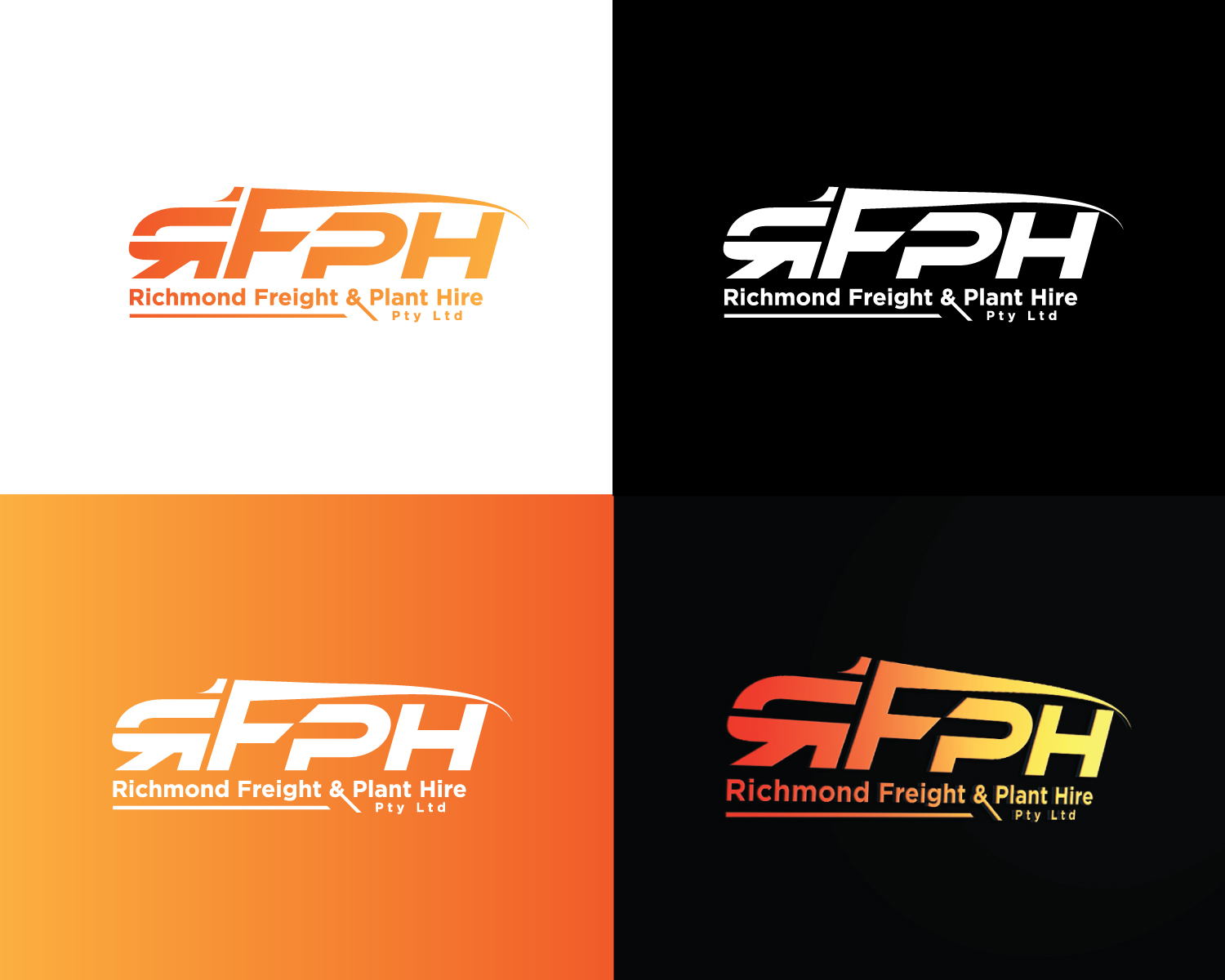 Logo-Design von Sheikh Designer für Richmond Freight & Plant Hire Pty Ltd  | Design #22009224