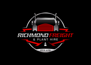 Richmond Freight & Plant Hire Pty Ltd  | Logo Design by Alleria.Designz