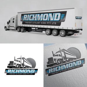 Logo Design by Christopher.Min for Richmond Freight & Plant Hire Pty Ltd  | Design: #22077026