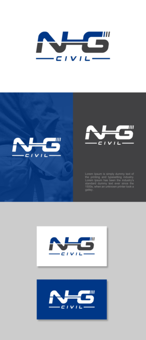 NHG CIVIL | Logo Design by CIG Designer