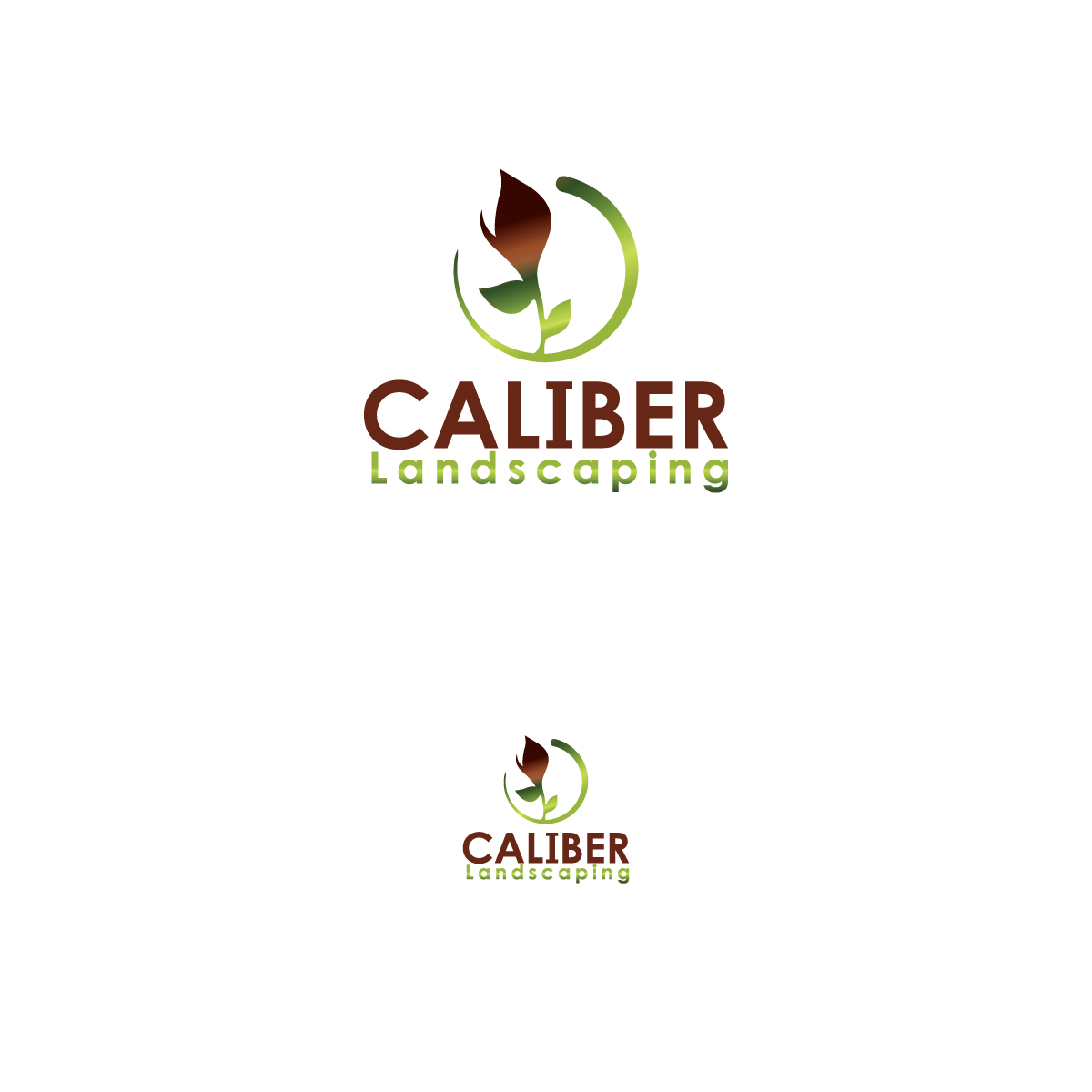 Logo Design by brand maker for CALIBER Landscaping | Design #21998797
