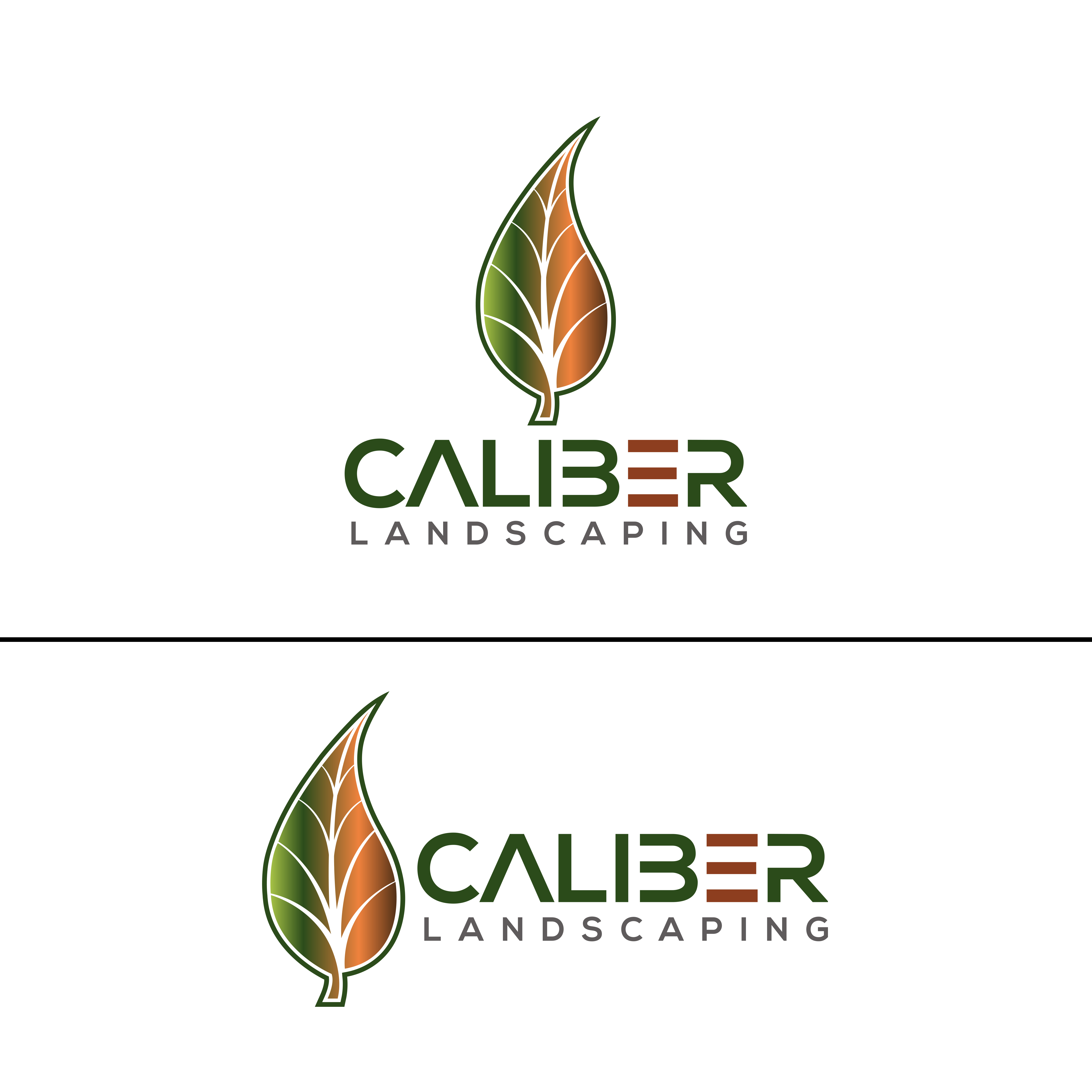 Logo Design by Mustakim for CALIBER Landscaping | Design #22016182
