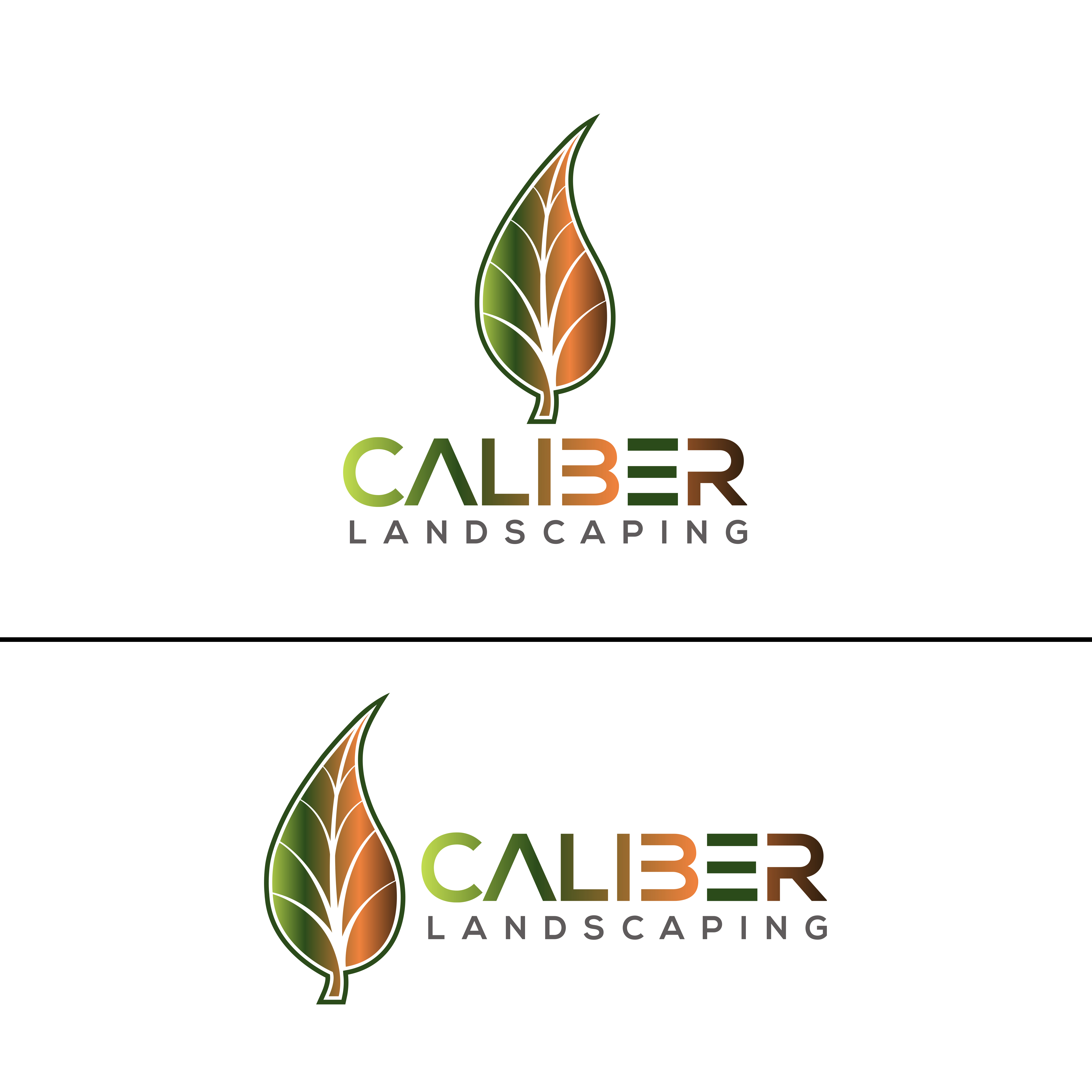 Logo Design by Mustakim for CALIBER Landscaping | Design #22016250