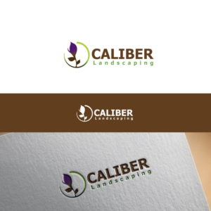 Logo Design by CreativeFlows 2 for CALIBER Landscaping | Design: #21998160