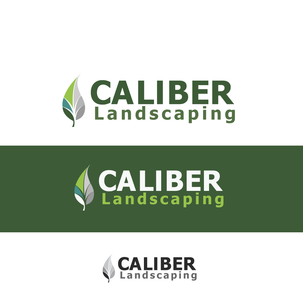 Logo Design by CreativeFlows 2 for CALIBER Landscaping | Design #22003683