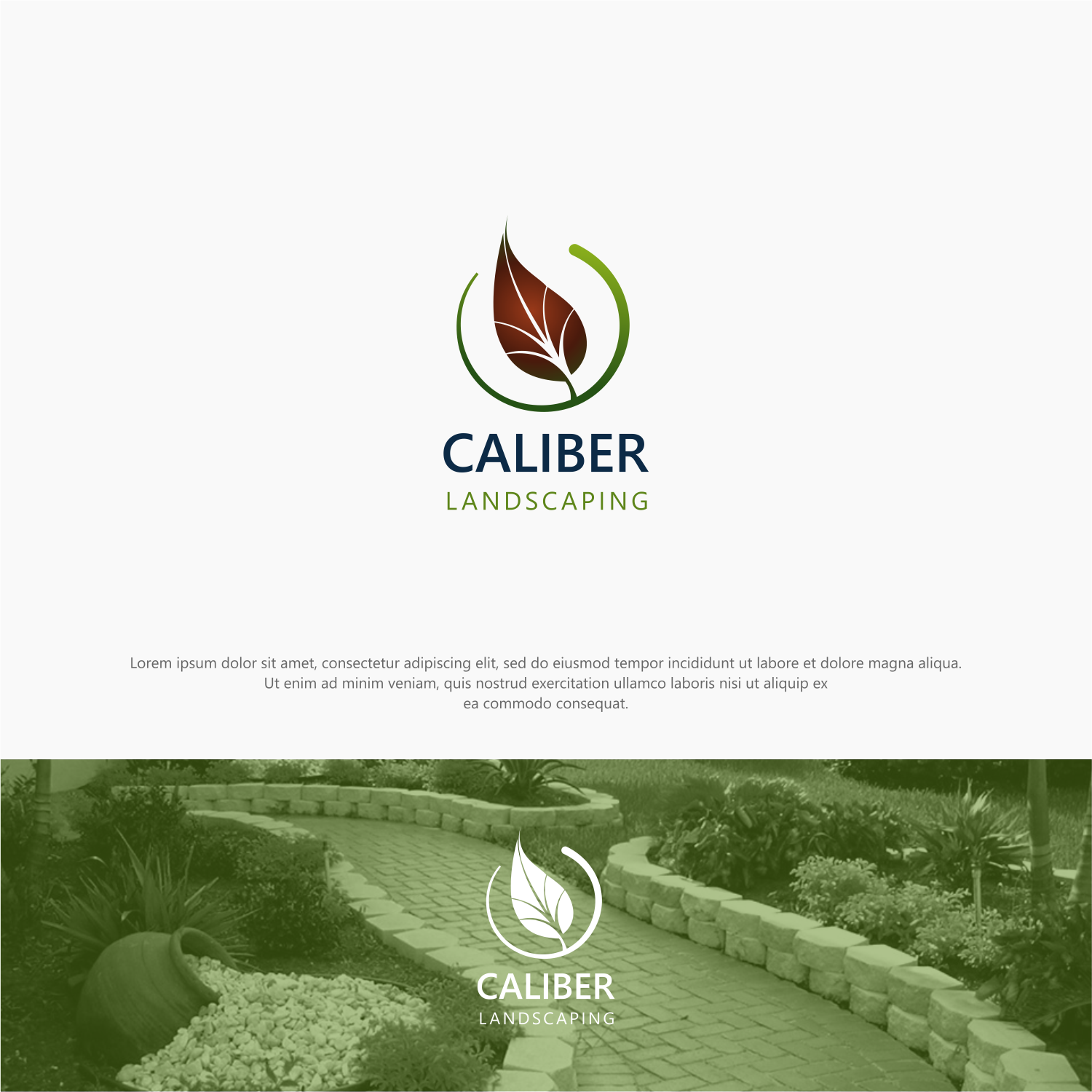 Logo Design by ThiagoB for CALIBER Landscaping | Design #22002331