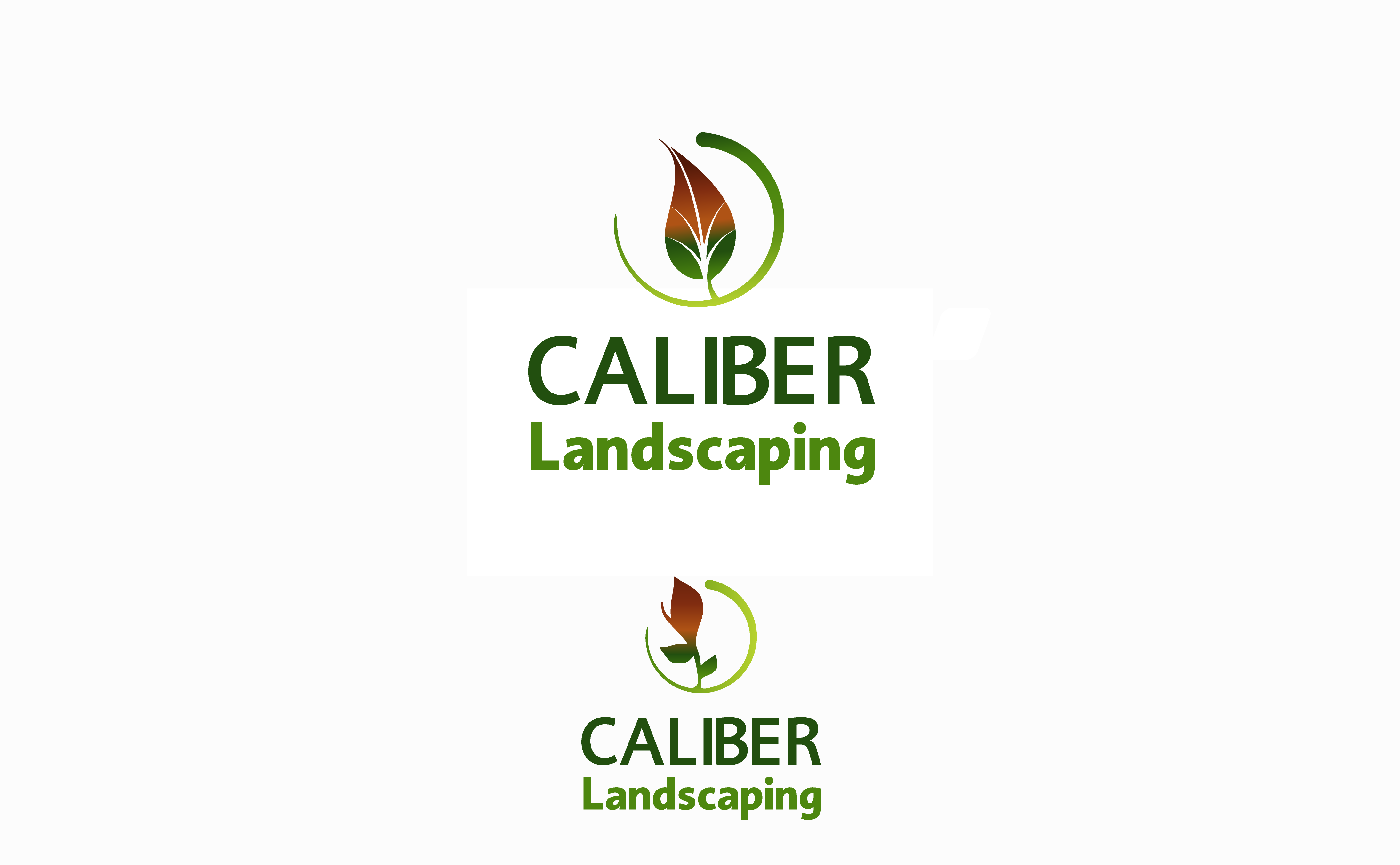 Logo Design by The Seventh Key Magic for CALIBER Landscaping | Design #21997879