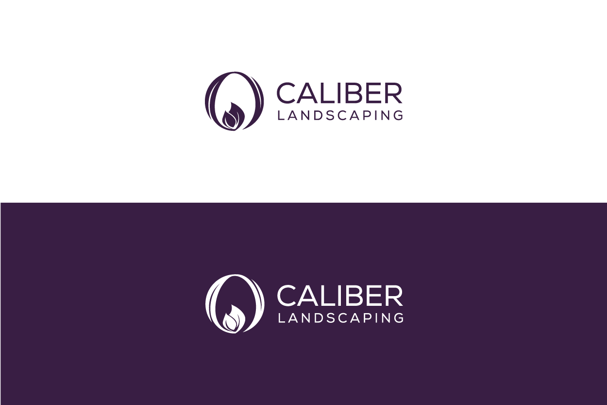 Logo Design by bejoborn1 for CALIBER Landscaping | Design #21998079