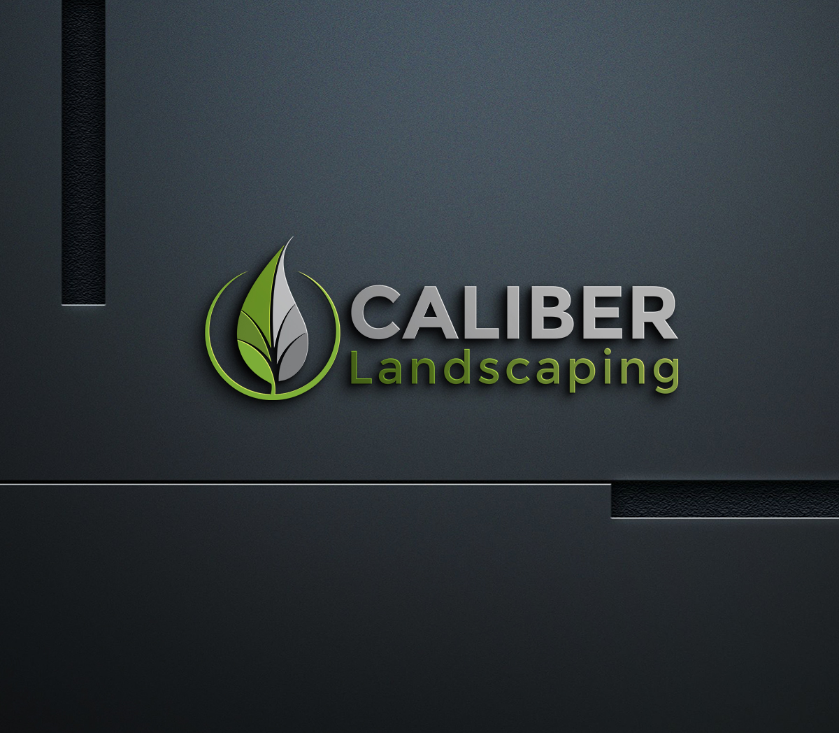 Logo Design by Graphic_studio20 for CALIBER Landscaping | Design #22002108