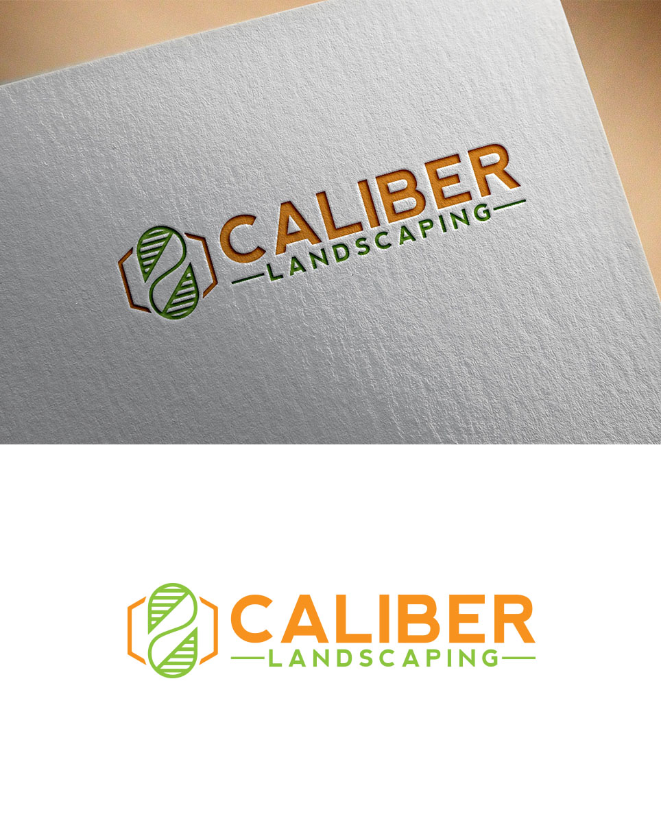 Logo Design by Aliqa Design for CALIBER Landscaping | Design #21997857