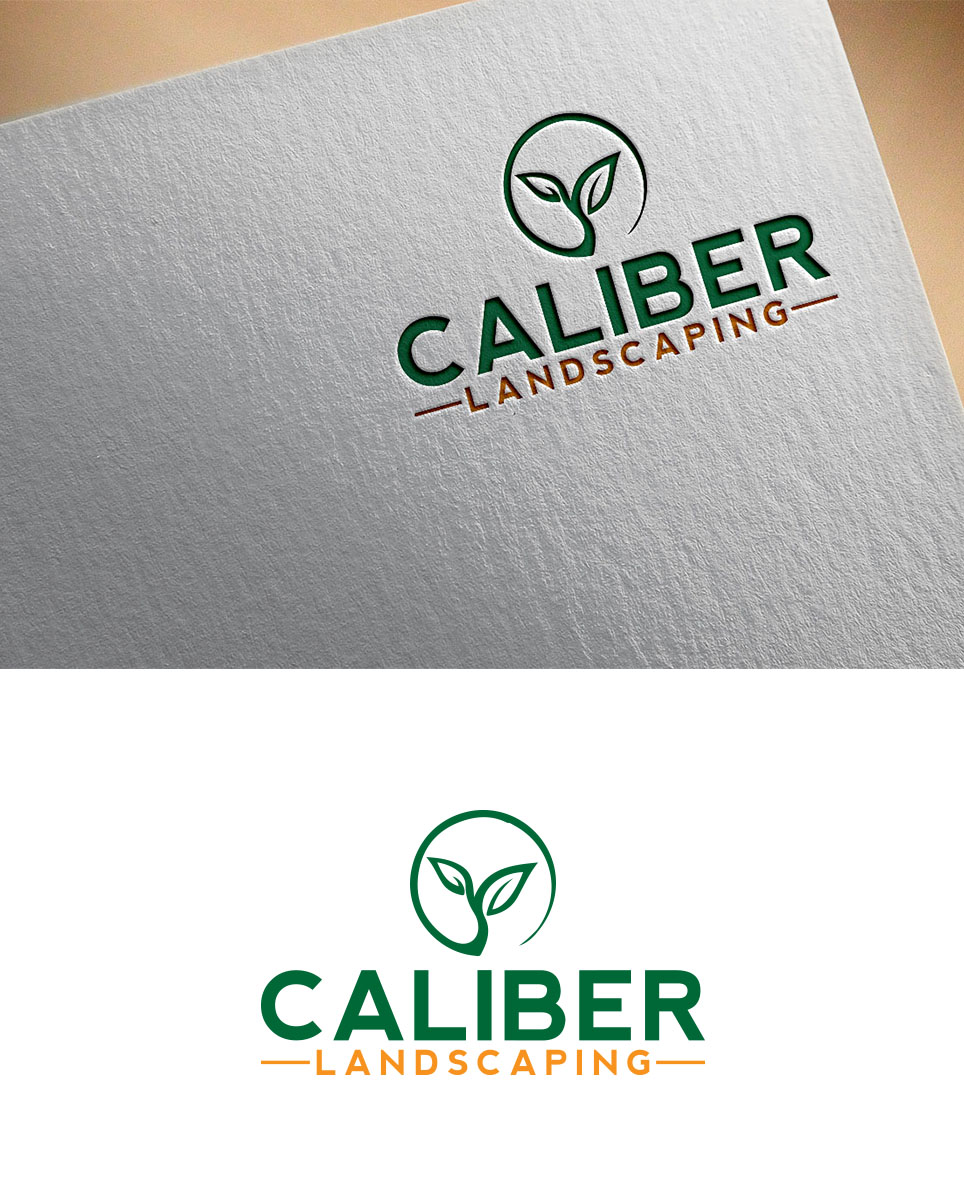 Logo-Design von Aliqa Design für CALIBER Landscaping | Design #21997858