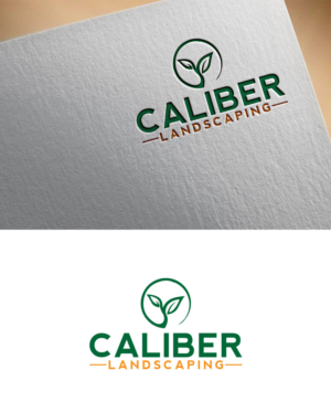 Logo Design by Aliqa Design for CALIBER Landscaping | Design: #21997858