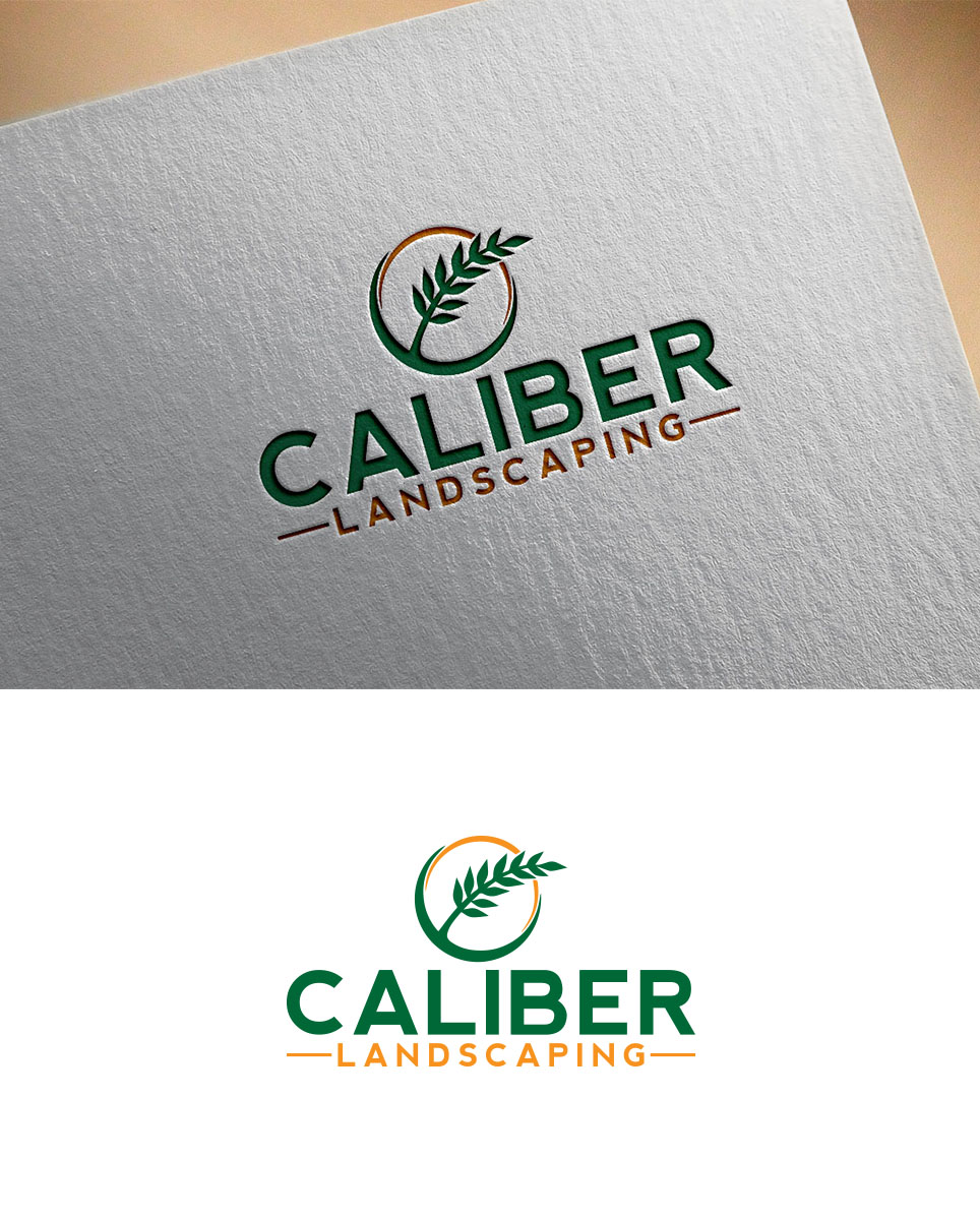 Logo-Design von Aliqa Design für CALIBER Landscaping | Design #21997859