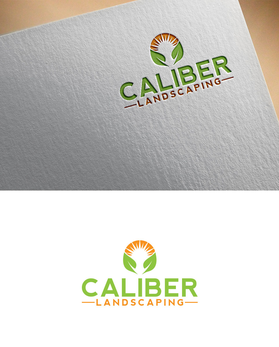 Logo-Design von Aliqa Design für CALIBER Landscaping | Design #21997860