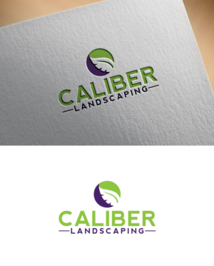 Logo Design by Aliqa Design for CALIBER Landscaping | Design: #21997861
