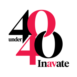 Inavate (logo) 40 under 40 | Logo Design by ThiagoB