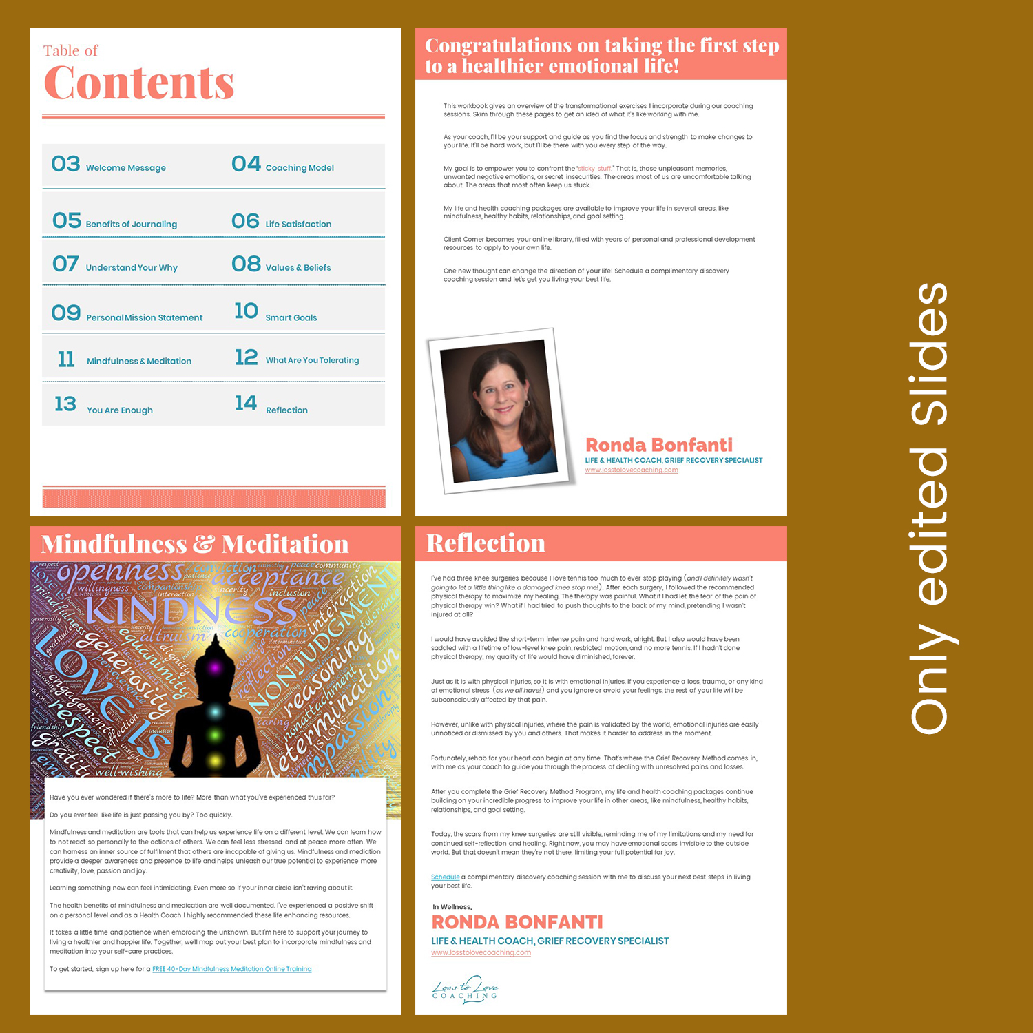 Design de PowerPoint par Expert Designer pour Loss To Love Coaching, LLC | Design #22077910