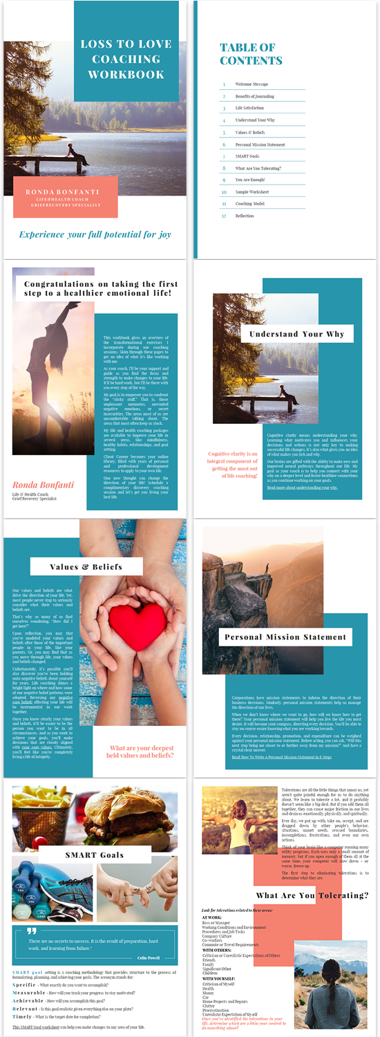PowerPoint Design by Imazing for Loss To Love Coaching, LLC | Design #22041176