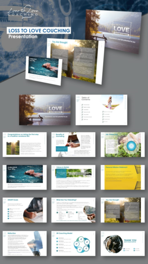 Diseño de PowerPoint por YenStudio para Loss To Love Coaching, LLC | Diseño: #22037616