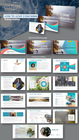 Diseño de PowerPoint por YEN. Studio para Loss To Love Coaching, LLC | Diseño #22090008
