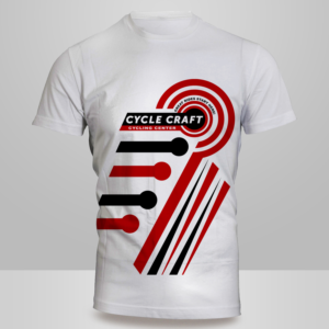 Cycle Craft store hero t shirt  | Diseño de Camiseta por Kero