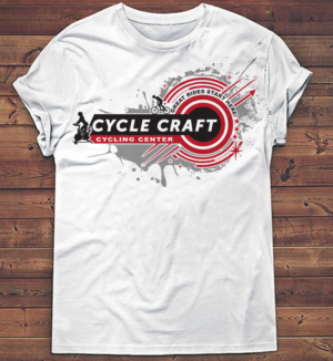 Cycle Craft store hero t shirt  | Diseño de Camiseta por creative gravity