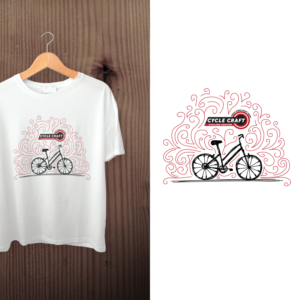 Cycle Craft store hero t shirt  | T-Shirt-Design von Maystro