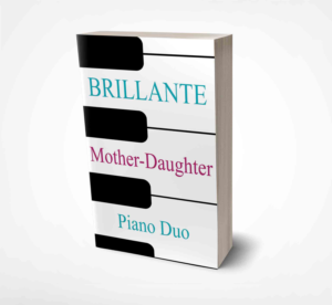 BRILLANTE - Mother Daughter Piano Duo | Buchumschlag Design von bulanarafika