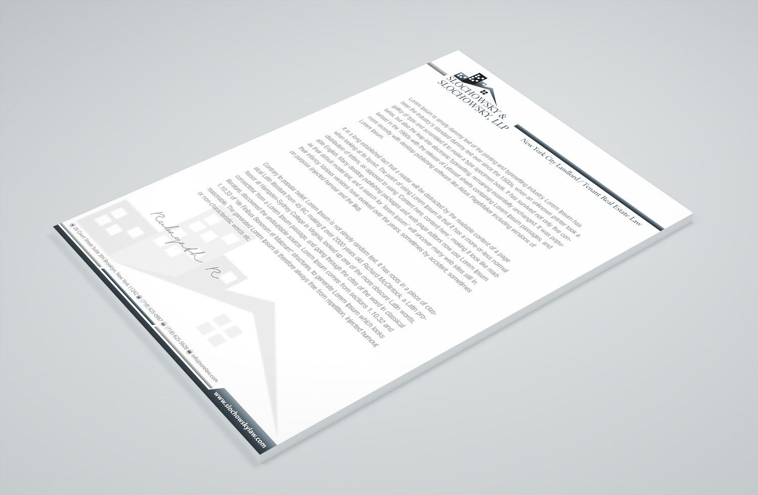 Letterhead Design by Petter Goms for this project | Design #22011289
