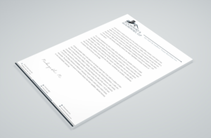 Letterhead Design by Petter Goms for this project | Design: #22011340