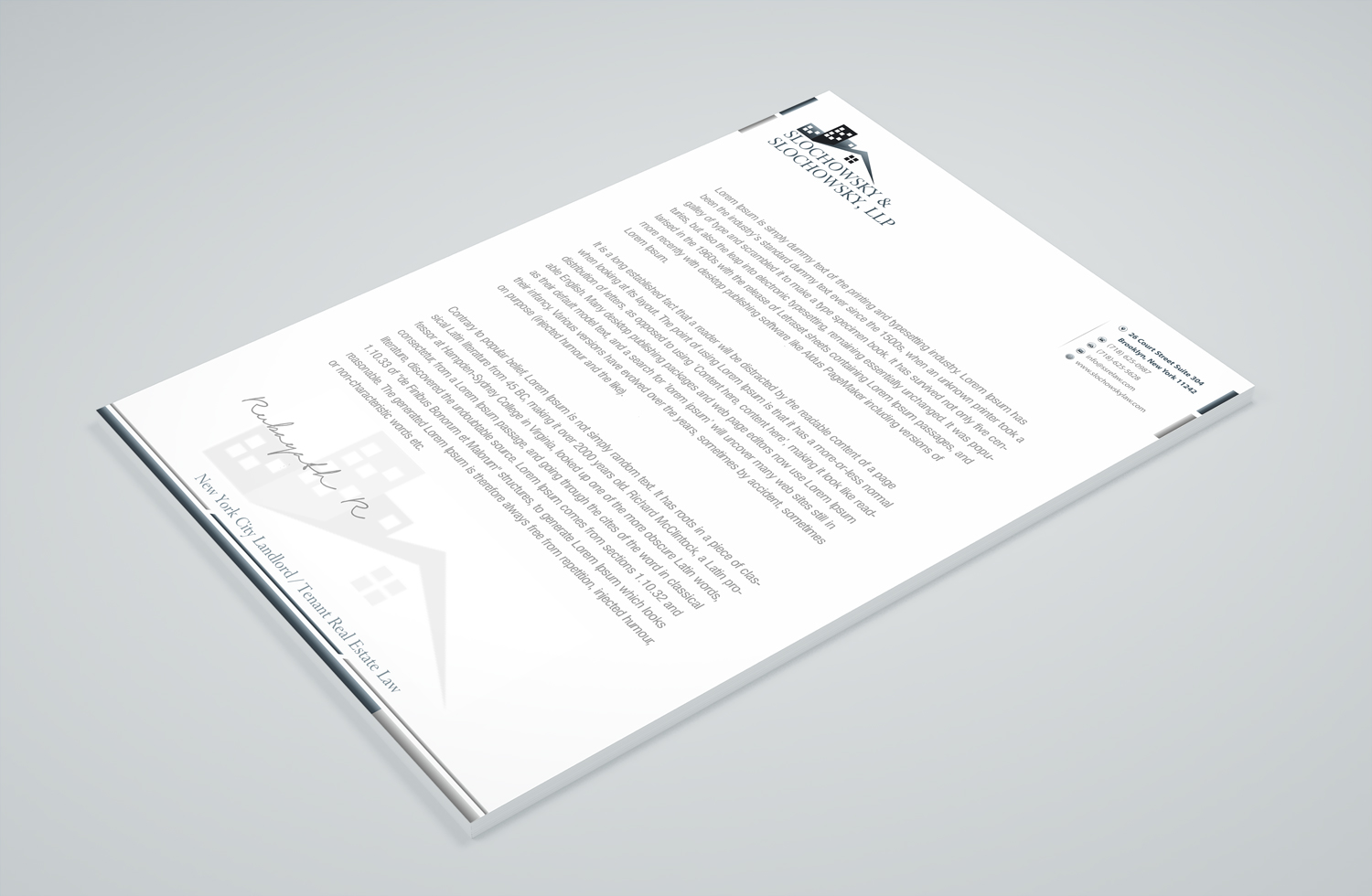 Letterhead Design by Petter Goms for this project | Design #22011429