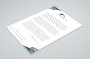 Letterhead Design by Petter Goms for this project | Design: #22011712