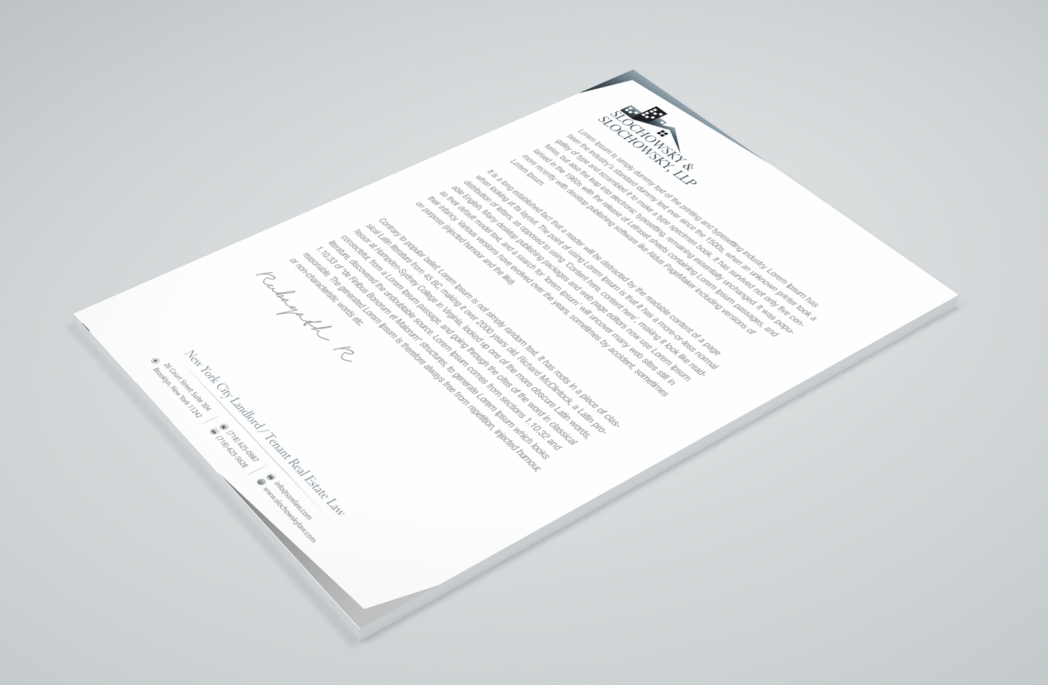 Letterhead Design by Petter Goms for this project | Design #22011806