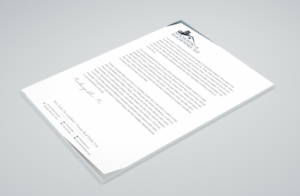 Letterhead Design by Petter Goms for this project | Design: #22011806