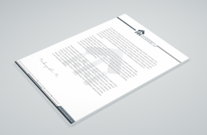 Letterhead Design by Petter Goms for this project | Design: #22016713
