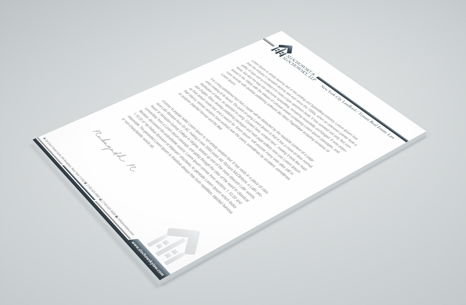 Letterhead Design by Petter Goms for this project | Design #22016715