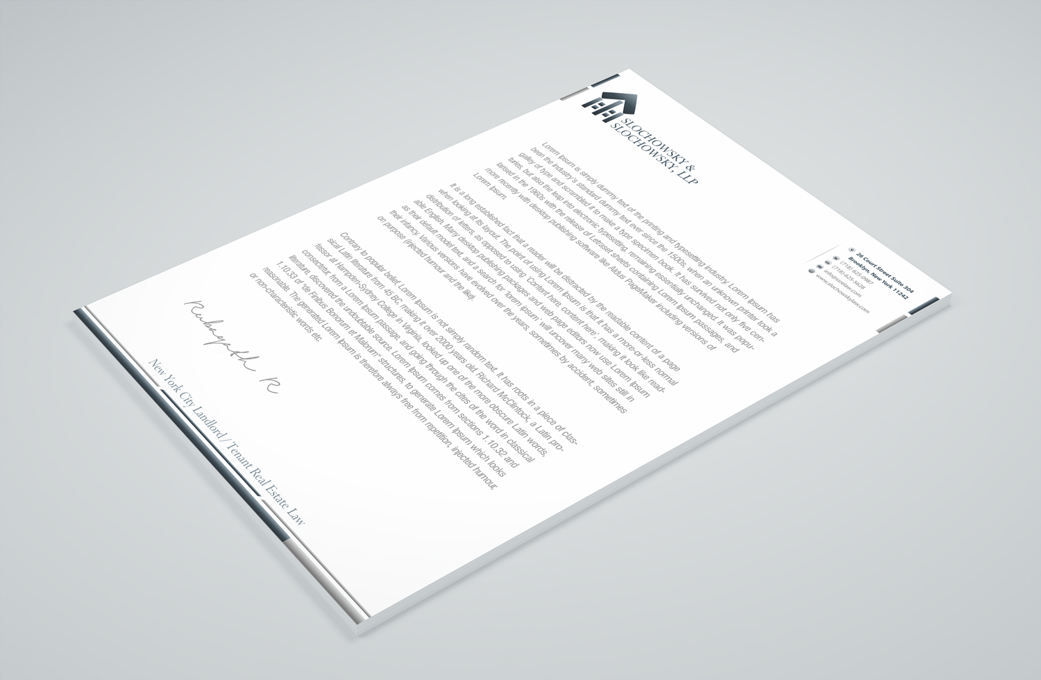 Letterhead Design by Petter Goms for this project | Design #22016720