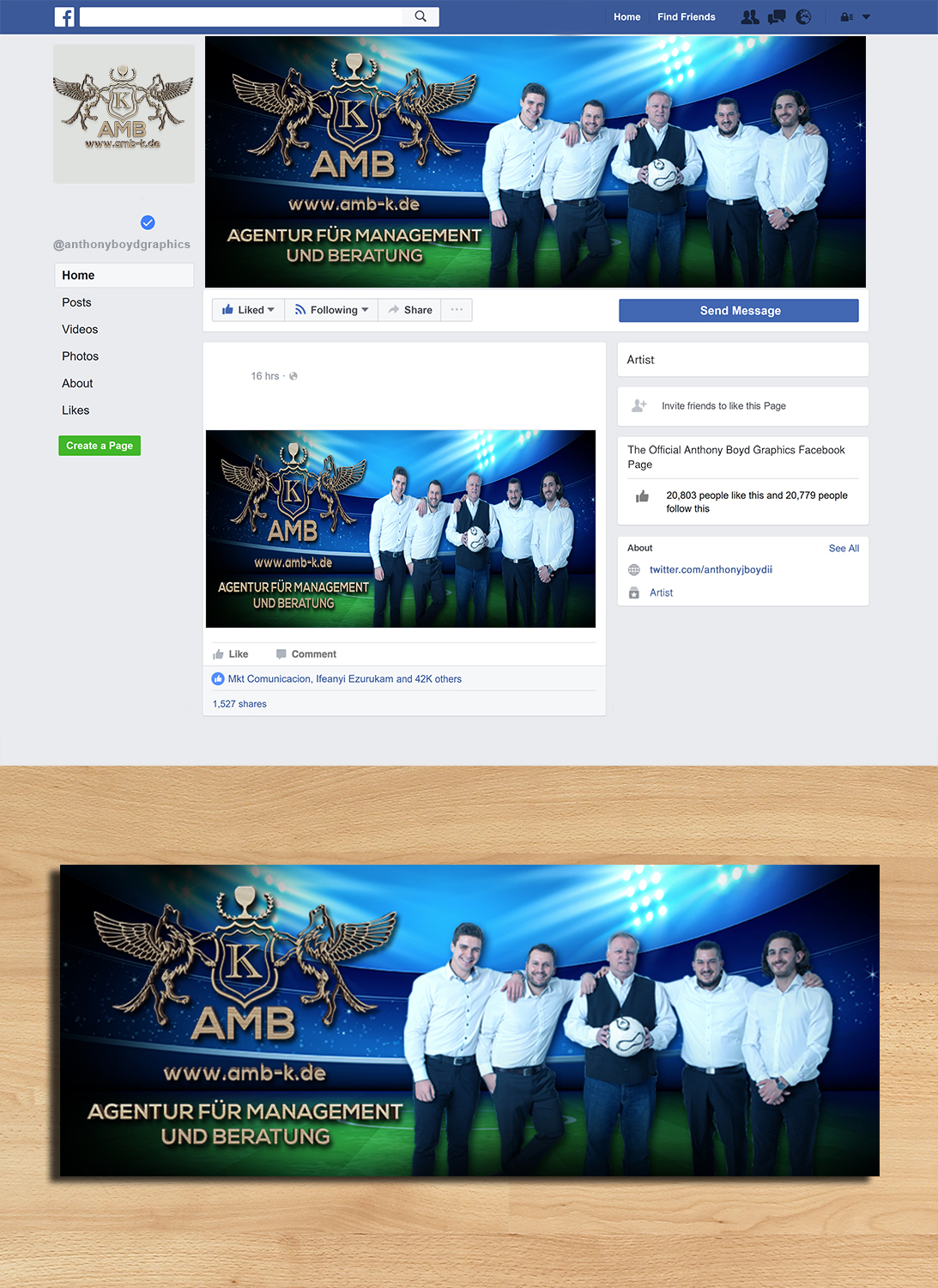 Facebook Design by ecorokerz for this project | Design #22004595