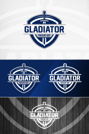 Gladiator PD or Gladiator Present Day | Logo Design by D.an