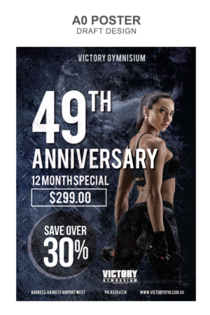 Diseño Gráfico por MDesigns ™ para Victory Gym | Diseño: #22033979