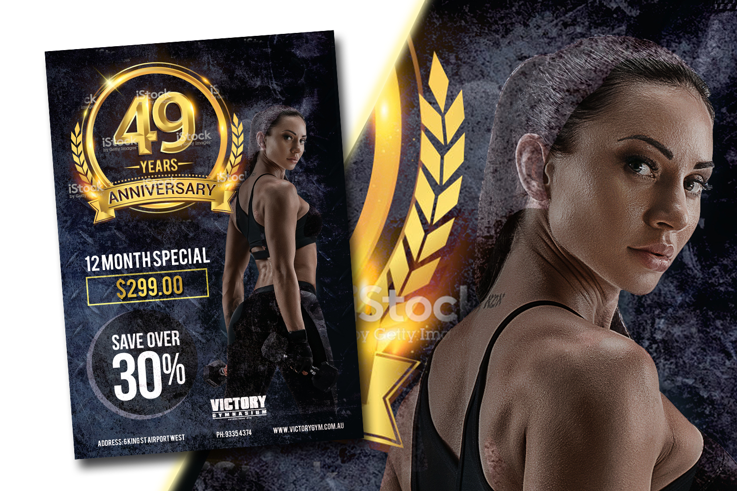 Design Graphique par MDesigns ™ pour Victory Gym | Design #22044366