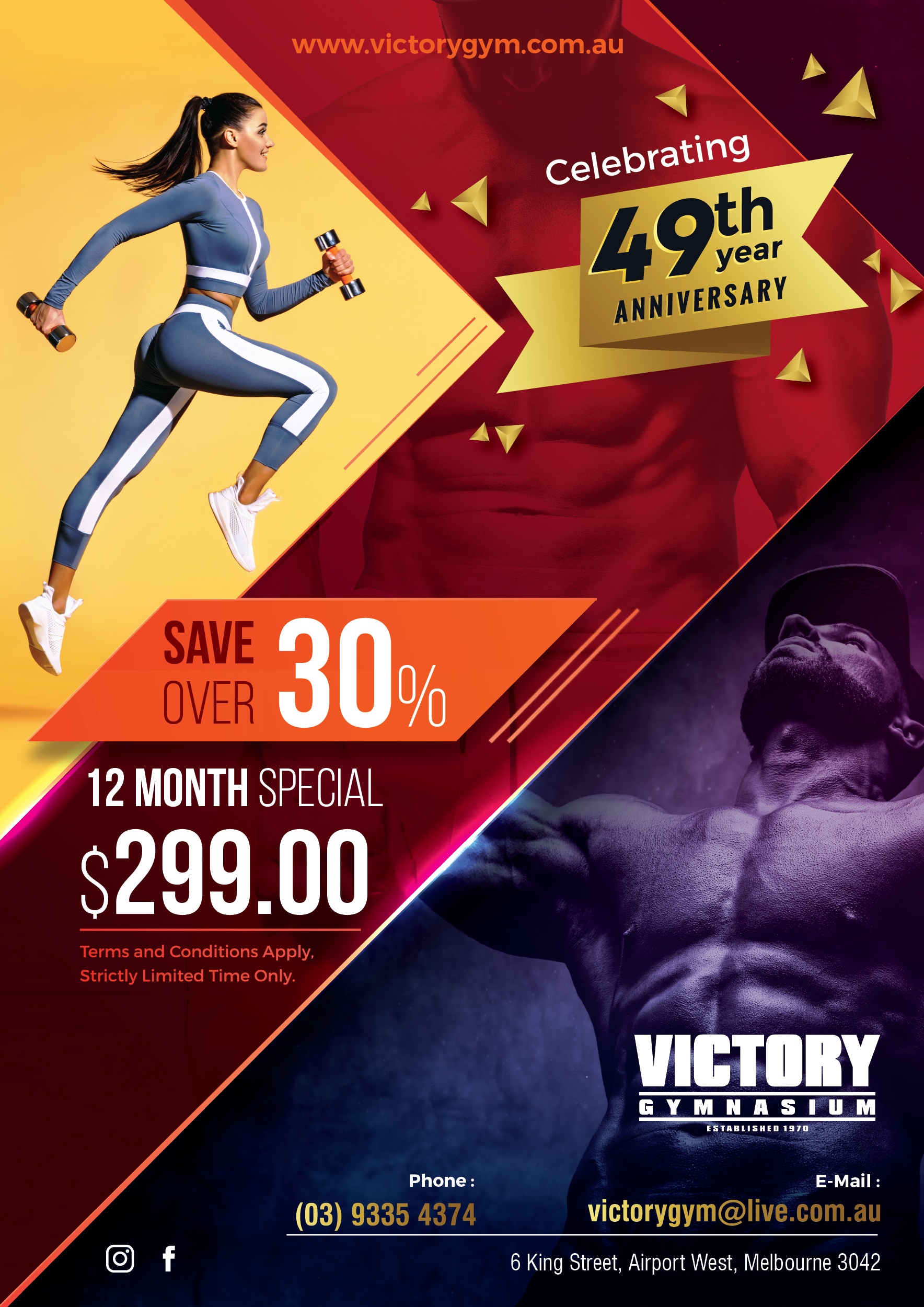 Graphic Design by Akshar Shailesh for Victory Gym | Design #22007700